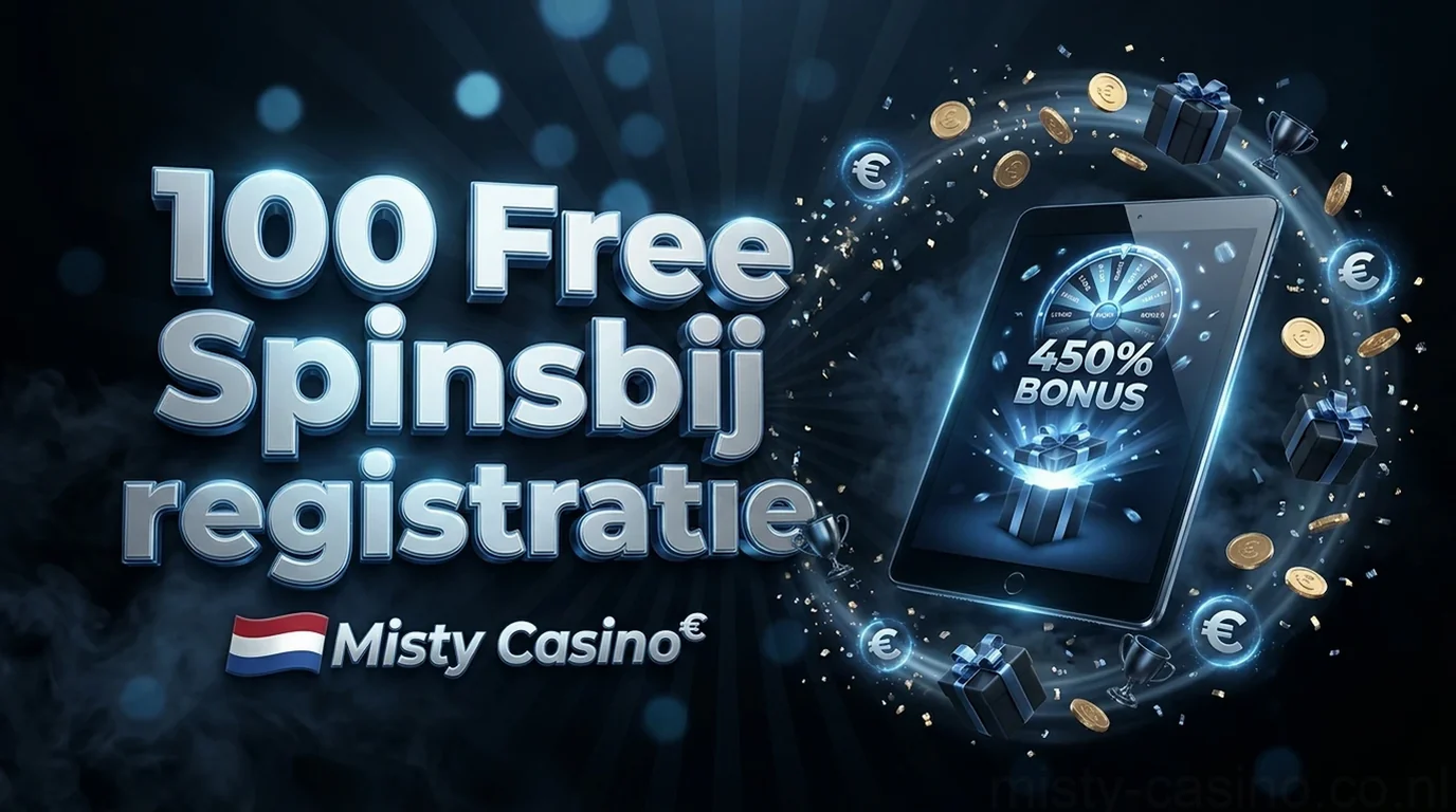100 Free Spinsbij registratie